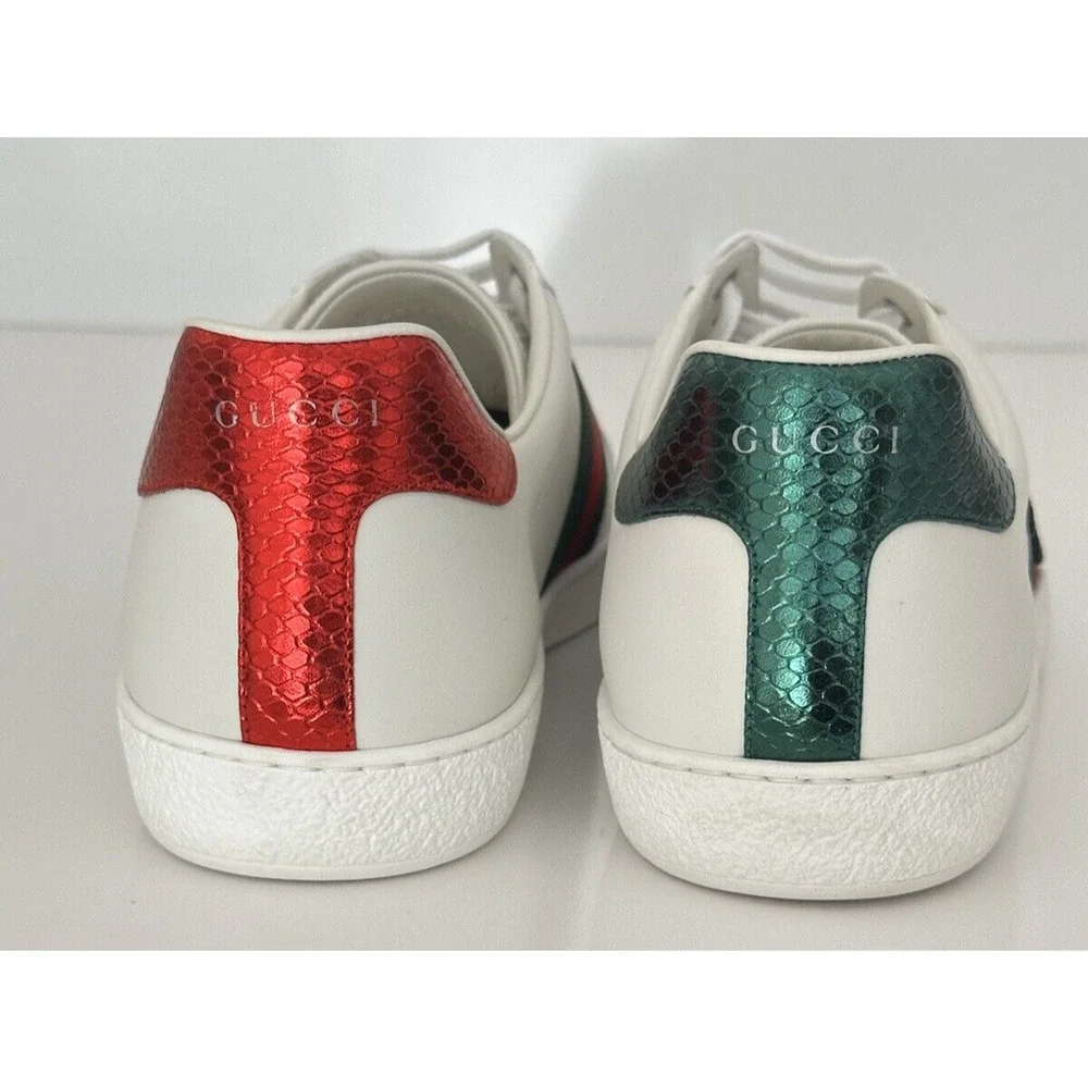 Gucci Men's Soft White Snake dSneakers 14.5 US (Gucci 13.5) 456230 IT NIB
